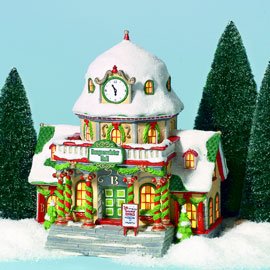 dept 56 デパートメント56 サンタオルゴール　クリスマス Amazon.com: Department 56 Santa Claus is Comin' To Town