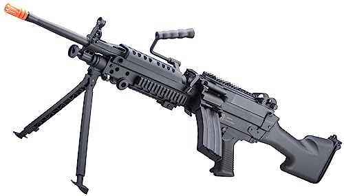 Evike Airsoft - Cybergun FN Licensed M249 Minimi Featherweight Airsoft LMG (Model: M249 E2 / <350 FPS)