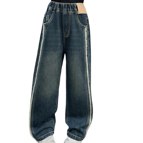 Sawmew Y2K Baggy Jeans Damen - Low Waist, Straight Leg, Stretchy Denim Hose Im Vintage Style