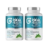 Oral Probiotics for Mouth Bad Breath Treatment for Adults: Dentist Formulated BLIS K12 M18 Advanced Oral Probiotics for Teeth and Gums, 60 Chewable Oral Health Probiotics Supplement Tablets (Mint 2pk)