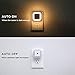 SYCEES Plug-in LED Night Light with Dusk to Dawn Sensor for Hallway, Stairs, Bathroom, Kitchen, Bedroom, Nursery, Kids Room, Warm White, Pack of 6