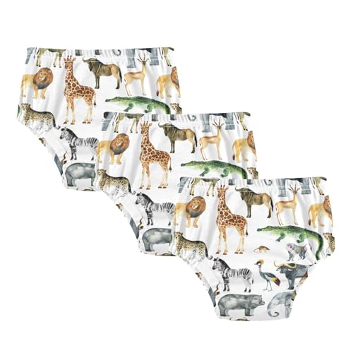 Image of Toddler Potty Training Underwear Cotton Absorbent Soft Baby Girl Boy Potty Training Pant 2t-5t