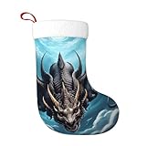 La chaussette mesure environ 45 cm de haut et 28 cm de large, une taille parfaite. Il sert de décoration attrayante tout en pouvant contenir une quantité substantielle de cadeaux de vacances, équilibrant parfaitement l'esthétique et la praticité.