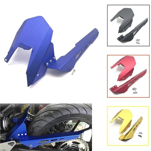 Protector de piñón para Yamaha MT07 contra impactos de piedras con panel CNC rojo 2