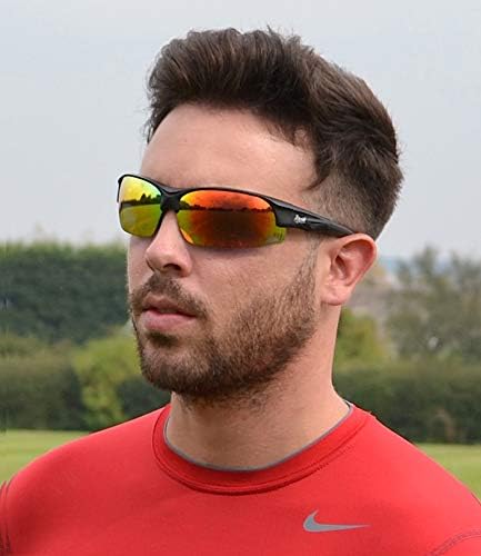 Rapid Eyewear Edge Black UV400 CYCLING & RUNNING SUNGLASSES With Interchangeable Polarised - Image 5
