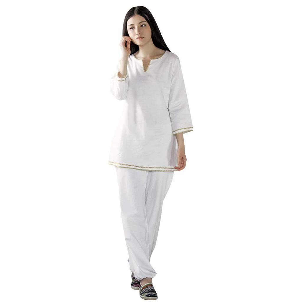 Costume de méditation Zen RWRAPS en coton pour femme