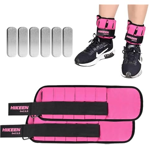 Boosteady Adjustable Ankle Weights for Exercise Cover