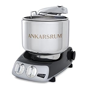 Ankarsrum Original 6230 Black Chrome and Stainless Steel 7 Liter Stand Mixer