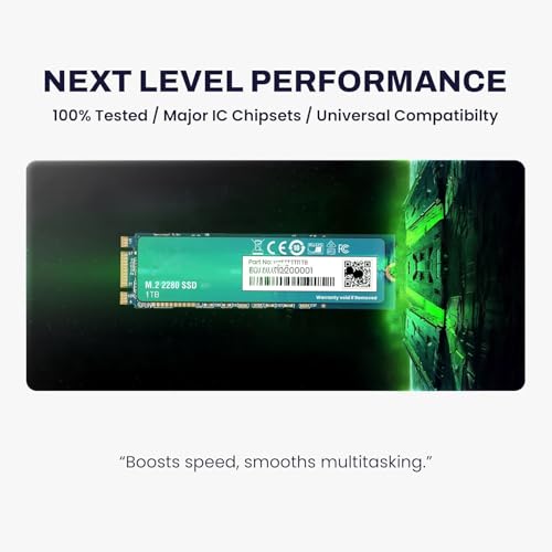 Image of 1TB M.2 SATA SSD 2280 Internal Solid State Drive | Up to 550MB /s Read & 500MB /s Write | High-Speed Storage Upgrade | Compatible with Laptop & Desktop