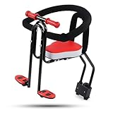 Vbestlife Asiento de Bicicleta Delantero para Niños Pequeños, Asiento de Seguridad de Bicicleta de...