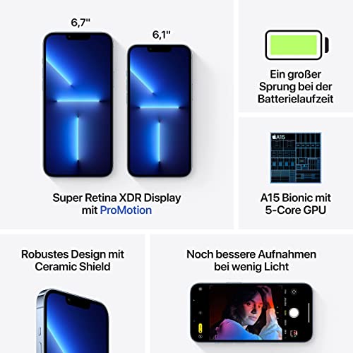Apple iPhone 13 Pro 128GB Sierrablau – Vergleichen Sie Jetzt