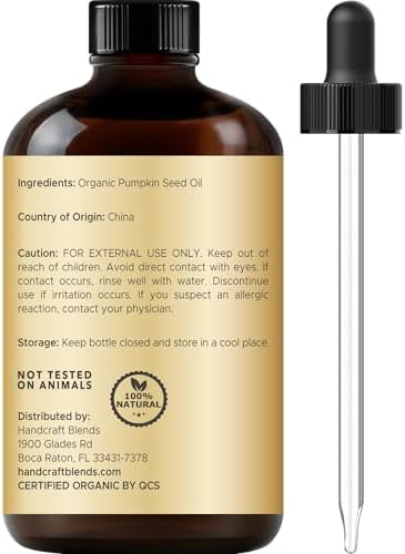 Handcraft Blends 유기농 호박 씨앗 오일 - 118ml(4액량 온스) — 사진 3