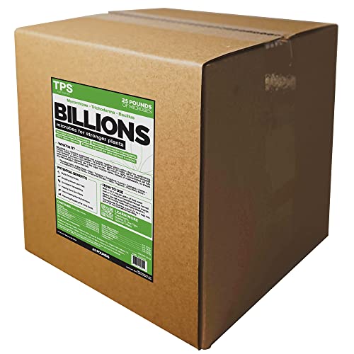 Image of TPS NUTRIENTS Billions Concentrated Microbial Root Enhancer, 100% Water-Soluble with Mycorrhizae, Bacteria and Trichoderma, 25 Pound