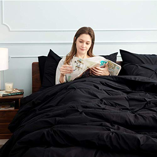 Bedsure-Bedding-Comforter-Sets-Bed-Set-Queen-Black-8-Pieces-Pintuck-Black-Bed-in-A-Bag-with-Comforters-Sheets-Pillowcases-Shams-Kids-Bedding-Set Bedsure-Bedding-Comforter-Sets-Bed-Set-Queen-Black-8-Pieces-Pintuck-Black-Bed-in-A-Bag-with-Comforters-Sheets-Pillowcases-Shams-Kids-Bedding-Set