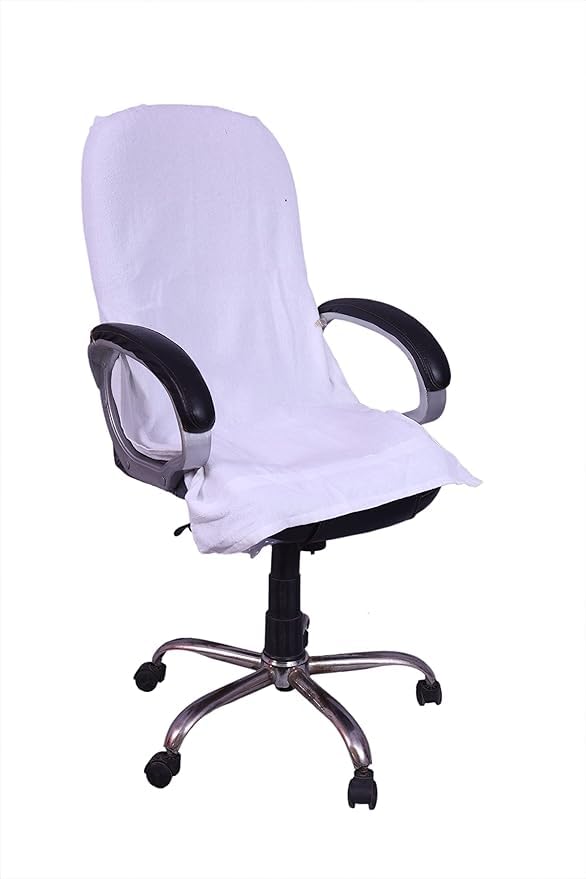 Image of Car Seat Towel Cover, Universal Size 76x152 cm, Soft and Comfortable Seat Protector for All Cars, Single Pack of 1 (1, Ch White, 30x60inc.)
