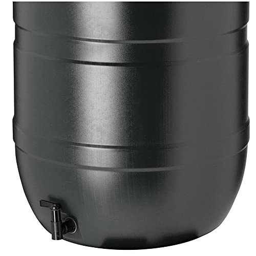 Pluto Packaging 100 Litre Or 210 Litre Slim Line Outdoor Rain Water Collector Complete Water Butt With Filler Kit & Lid (100 Litre Water Butt) (Lrgsmlb) - 3