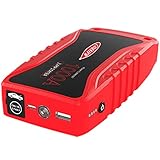 COSSIFTW 1000A Jump Starter,For 3.0L Diesel & 5.0L Gas Engines,12V Car Starter Jumper Power Bank,3 Modes of Light Booster Pack,One USB Output Port,Quick Jump Start,Travel Portable Jump Starter