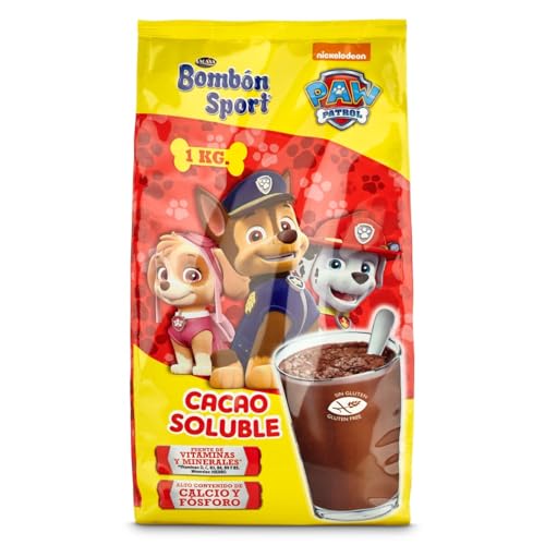 BOMBÓN SPORT cacao soluble Patrulla Canina bolsa 1 kg
