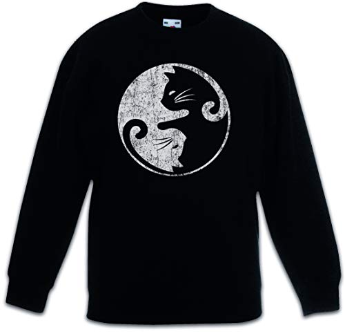 Pullover enfant original chat Yin Yang : idée cadeau anniversaire fille garçon