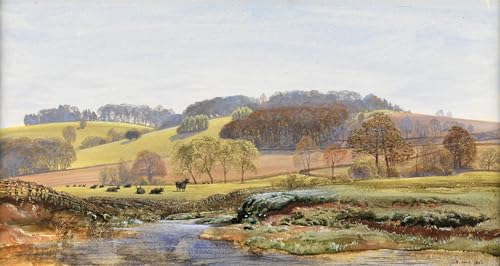 Toile Printemps près de Norbury par Brett habillage grand mur vide 60x90cm