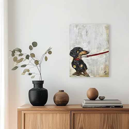 Tableau teckel Artko de Victoria Coleman impression premium sur toile