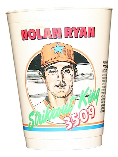 Vintage Nolan Ryan 1983 35 oz K's Large Big Gulp 7-11 Cup Rare!