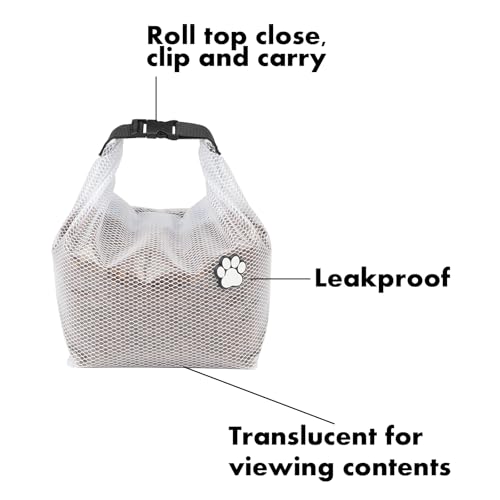 Hundefutter-Reisetasche, Reisebehälter für Hundefutter, 2 Stück, wasserdicht, 10 kg, perfekt für Campingausflüge, Hundepensionen und Wochenendausflüge