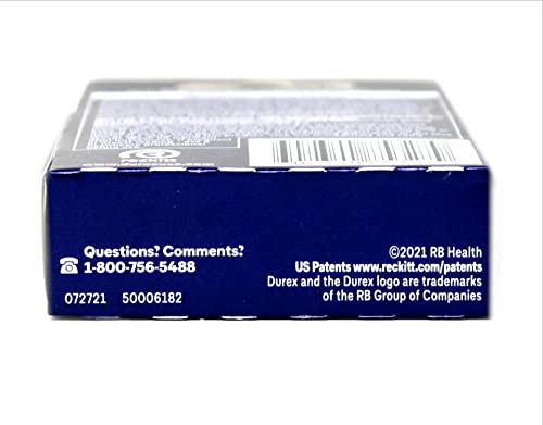 Condoms, Ultra Fine, Ribbed, Dotted With Delay Lubricant, Durex Performax Intense Natural Rubber Latex Condoms, 3 Count, Contains Desensitizing Lube For Men, Fsa & Hsa Eligible #TOP4