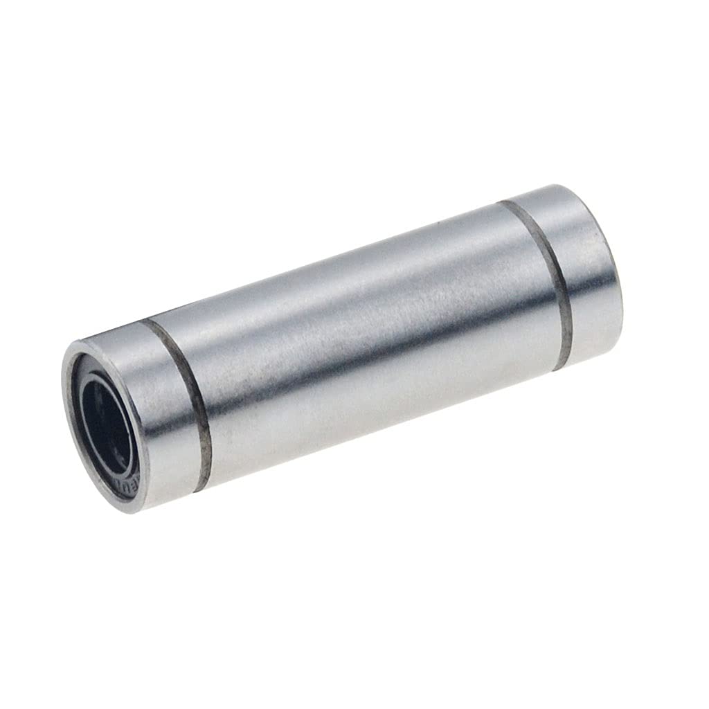 ANWUYANG 2pcs 8mm Sobredosis Riel De Forro De Cilindro De Eje Lineal con 4pcs Lm8luu Rodamientos Lineales For El Eje De La Impresora 3D CNC Partes (Color : with 4PCS LM8LUU, Guide Length : 300mm)
