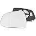 Price comparison product image Passenger left hand side wing door mirror wide angle glass heated with backing plate
