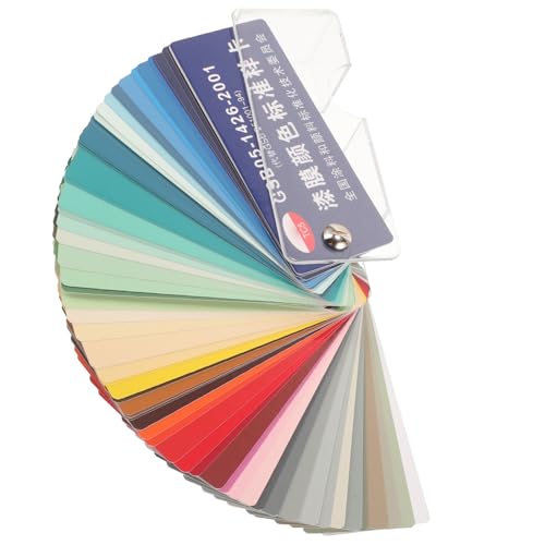 Ipetboom Set Campioni Vernice Cartella Colori Standard 83 Tonalità per Pavimenti e Ferramenta, Carte Acquerellabili Portatili per Professionisti e Fai da Te, Strumenti Precisi