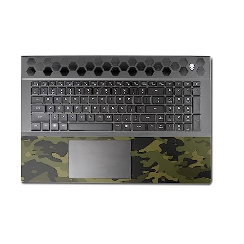 Image of MightySkins Skin Compatible with Alienware M18 R1 (2023) Full Wrap Kit - Green Camouflage | Protective, Durable, and Unique Vinyl Decal wrap Cover | Easy to Apply & Change Styles | Made in The USA