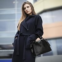 HESHE Leather Purses and Handbags for Women Shoulder Bag Tote Top Handle Bags Hobo Purses Designer Satchel Purse Ladies Crossbody Bag (Black) — image 2