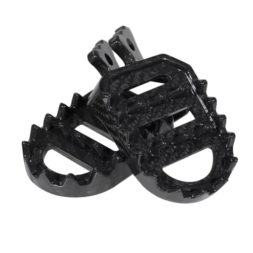 Repose-pieds moto funparts pour pit bike en carbone anti usure
