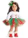 Sweet Dolly 18 Inches Doll Clothes Christmas Deer Tutu Dress Fits 18 Inch Dolls
