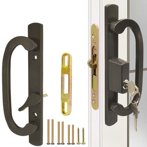 Eockatoo Patio Sliding Glass Door Handle Set with Mortise...