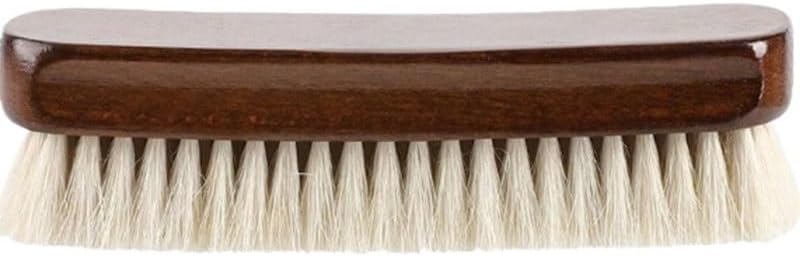 Wool Solid Wood Shoe Brush with Super Soft Bristles Does Not Damage Shoes for Cleaning
