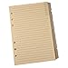 Rite in the Rain All-Weather Generic Planner Tab Set, 5" x 7", Tan Sheets (No. 9271)