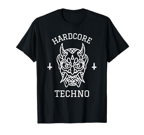 Hardcore Techno Hardtek Hardtekk Kreuz Geschenk Camiseta