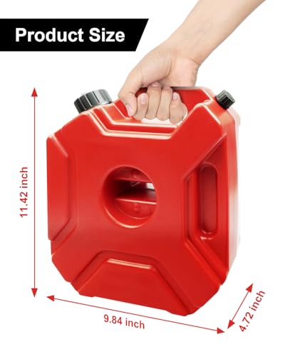 Tank with Locking Mounting Bracket Fits for Most Cars Motorcycle SUV ATV UTV - Thumbnail 4