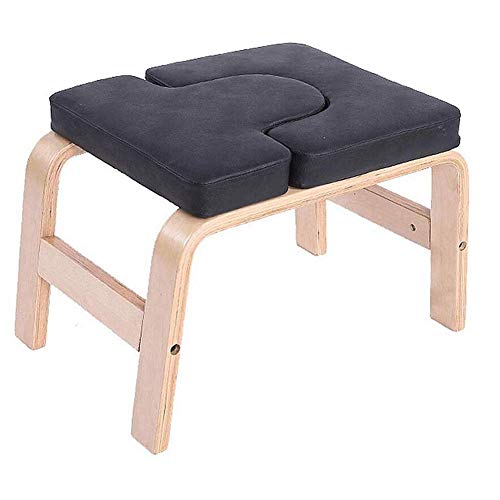 WANGT Taburete De Yoga: Taburete De Silla De Yoga Banco De Ejercicios De Yoga Banco De Yoga para El Gimnasio Familiar para Aliviar La Fatiga Y Desarrollar El Cuerpo,Black
