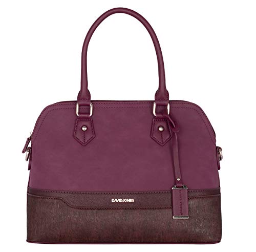 David Jones - Borsa a Mano Donna Bugatti - Satchel Tote Shopper Bag a Tracolla Spalla Elegante -...