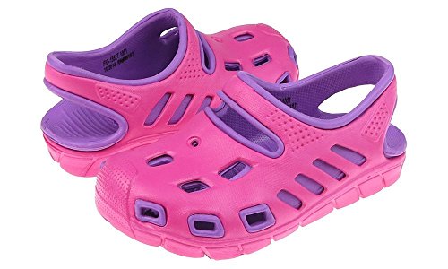 Capelli New York Toddler Girls Two Tone Injected Eva Closed Toe Sandal With