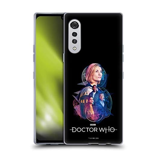 Head Case Designs Officiellt Licensierade Doctor Who Ryan, Yaz, Graham & Jodie 3 Säsong 12 grafik Mjuk Gel Fodral Kompatibelt med LG Velvet / 5G