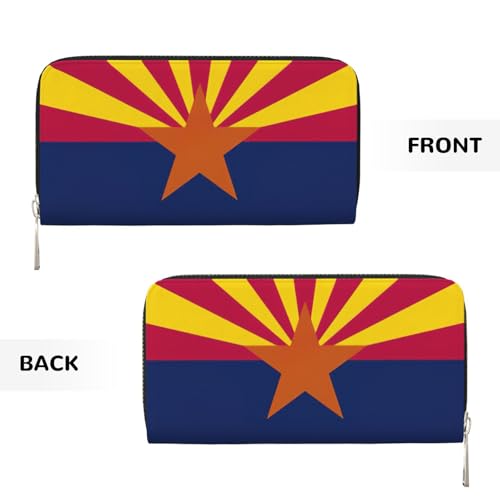 Arizona State Flag Print Womens Wallet, Ladies Credit Card Holder, Phone Wallet Purses, Long Clutch Hand Bag3