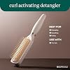 EcoTools Curl Activating Detangler Hairbrush, Gently Detangle Wet Hair, Style, Define, Enhance Curly & Wavy Hair, Less Breakage & Fall Out, Renewable Bamboo, Vegan & Cruelty-Free, 1 Count