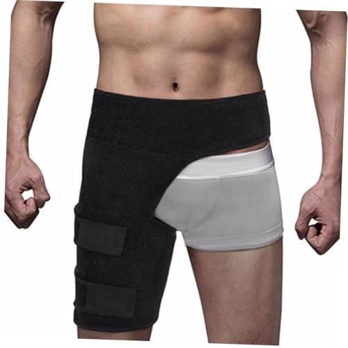 Cinturón lumbar y soporte para muslo rojo miniatura 3