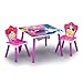 Delta Children Kids Chair Set and Table (2 Chairs Included), Disney Princess