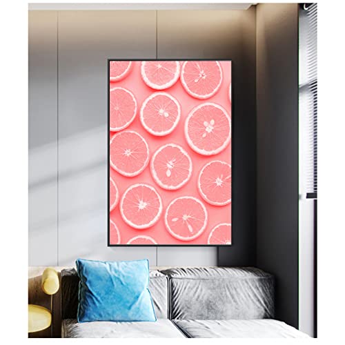 Tableau decoration murale de fleurs nordiques pour salon sans cadre