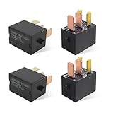 Wevdn 4 PCS Car AC Relay, G8HL-H71 AC Starter Relay Replaces OEM 39794-SDA-A03 39794-SDA-A05, 4 Pin Relay Assembly Compatible with Insight Accord Civic CR-V CR-Z, Car Accessories